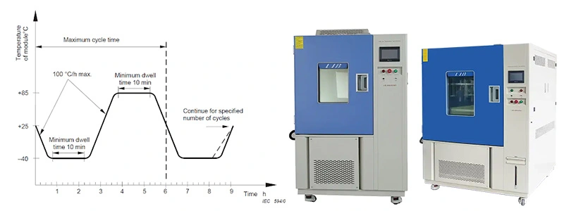 LIB thermal cycling chamber